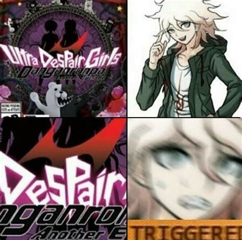 A page for describing characters: uDg : danganronpa