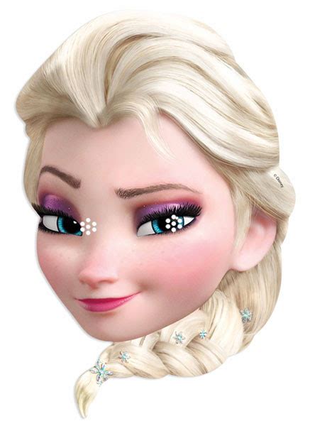 Elsa From Disneys Frozen Party Face Mask Available Now At