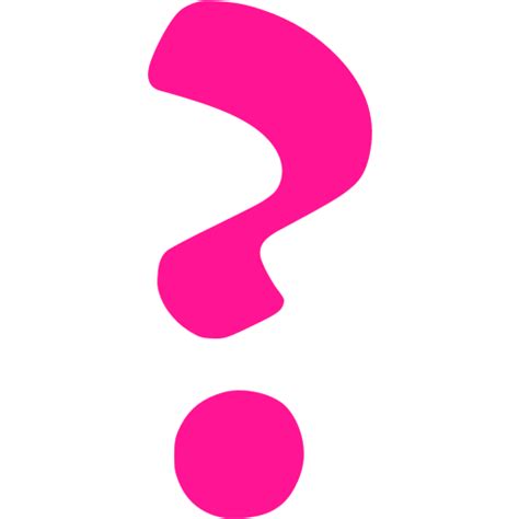 Pink Question Mark Free Download On Clipartmag