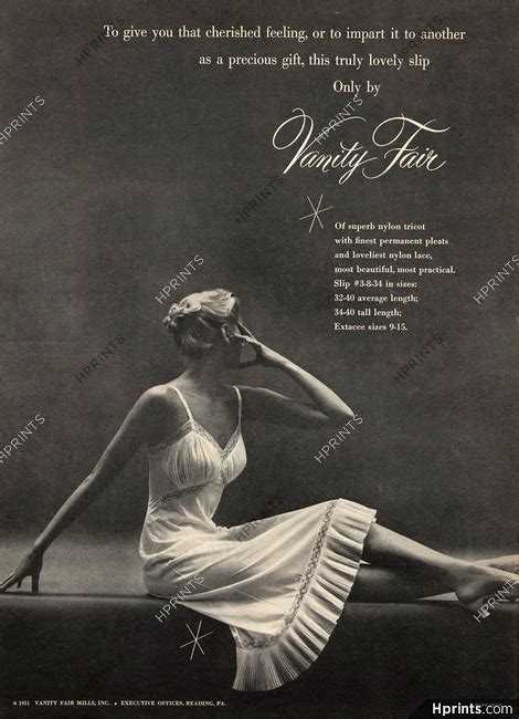 Vanity Fair Lingerie 1951 Photo Mark Shaw Nightgown