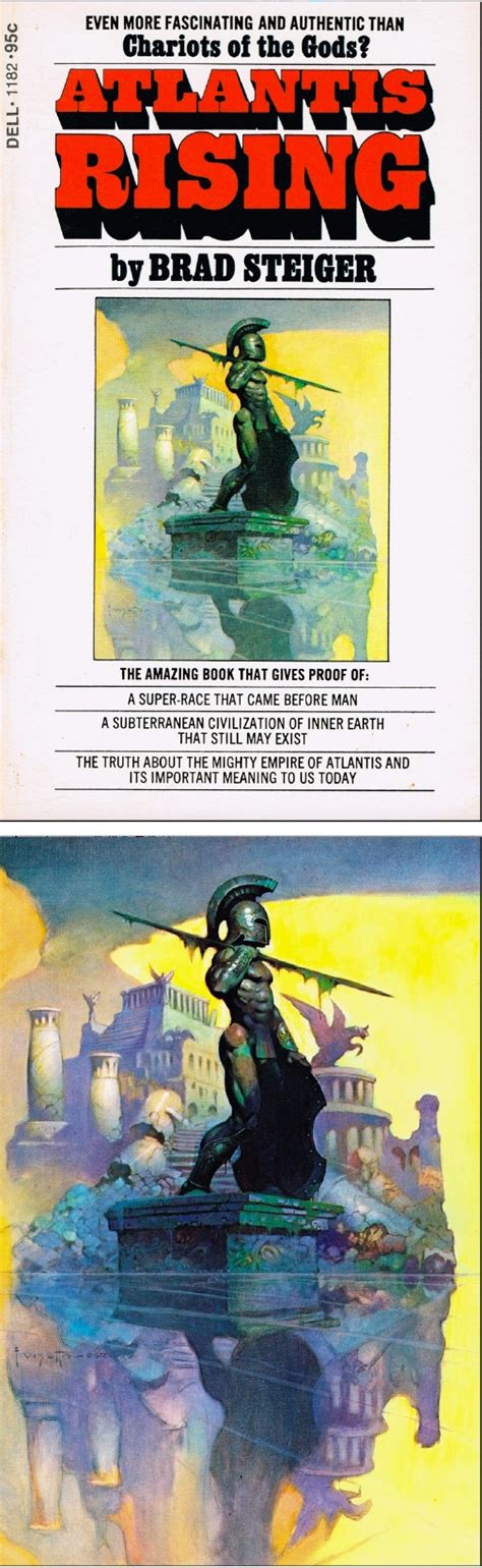 Frank Frazetta Atlantis Rising By Brad Steiger 1973 Dell Books