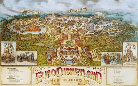 Map Of Euro Disneyland Now Disneyland Paris Disney Imagineering