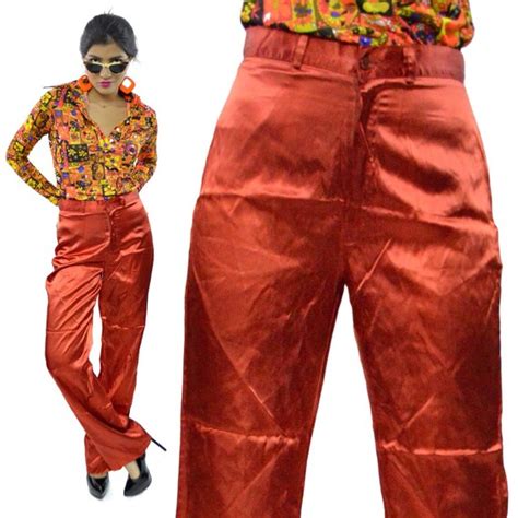 Vintage 80s Time And Place Shiny Disco Glam Slacks Pants Ebay
