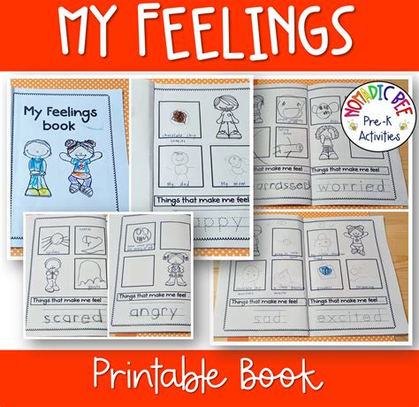 My Feelings Printable Book Nbprekactivities