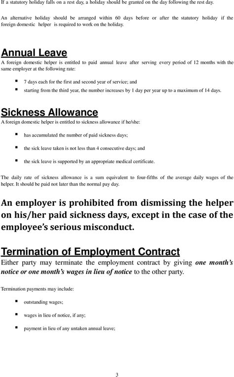 Professional Tips For Termination Of Domestic Helper Employment Contract