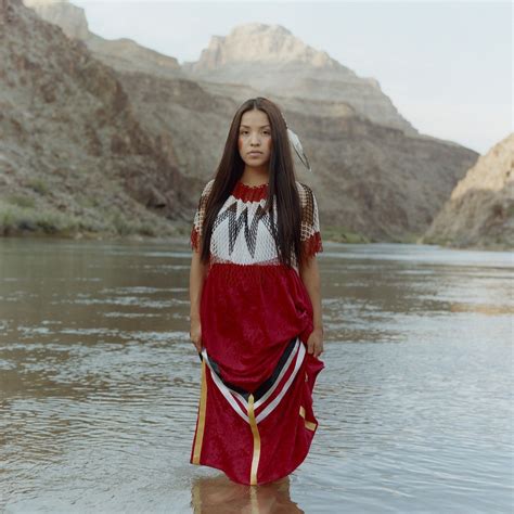 sage honga 22 is photographed at the grand canyon a place of great importance to her people
