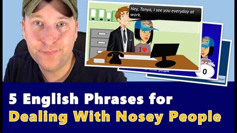 5 English Phrases For Dealing With Nosey People Youtube