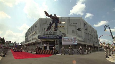 The Grand Opening Of Transformers The Ride 3d At Universal Orlando