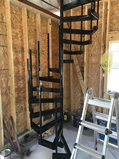 Diy outdoor spiral staircase, you get the home depot. DIY Spiral Staircase by Scott @ BrayGunn & Co #DIY #4days