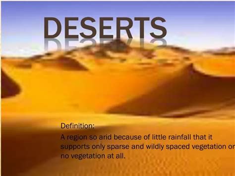 Ppt Deserts Powerpoint Presentation Free Download Id2819884