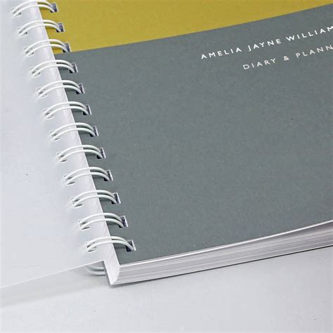Personalised 2024 Diary With Name In Script By Designed