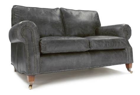 Hepburn Vintage Leather 2 Seat Sofa From Old Boot Sofas