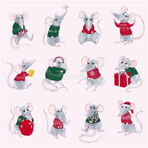 Candy's dog was once a great sheepherder, but it was put out to pasture once it stopped being productive. Rats Santa Claus In Hats. Funny Christmas Characters Stock ...