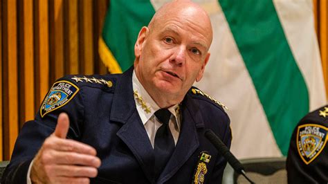 Nypd New York Police Department Chief Terence Monahan And