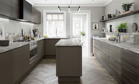 Visit our oak worktop image gallery to see kitchens with oak worktops in today. J-profile handleless slab door, perfect for a modern ...