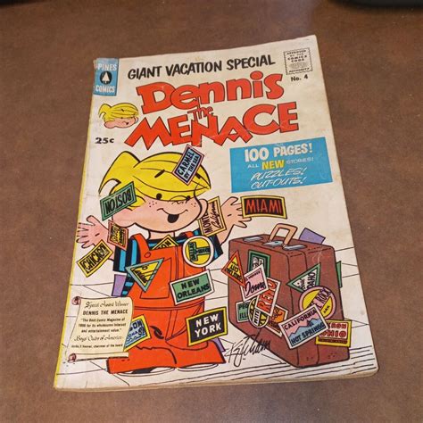 Dennis The Menace Giant Vacation Special 4 Silver Age 1957 Cartoon