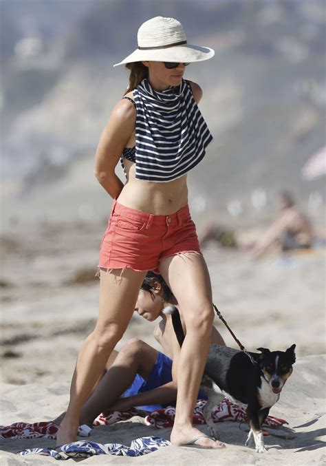 Hilary Swank In A Bikini Top At A Beach In Malibu October