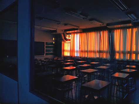 Classroom Sunset My Memento Minato Oe Flickr