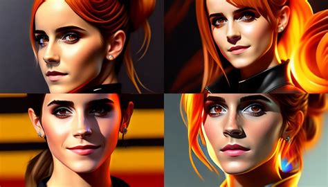 Lexica Emma Watson 3d Art Naruto Style