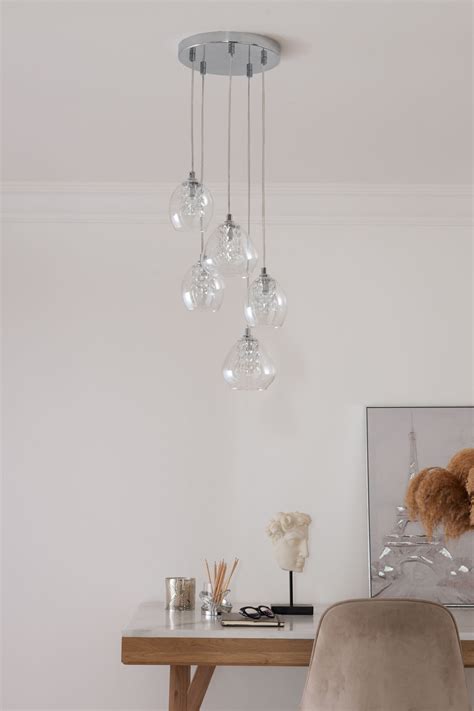 Buy Clear Bella 5 Light Cluster Ceiling Light From The Next Uk Online Shop