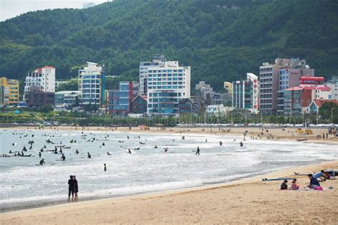 Busan Korea September 19 2015 Landscape Of Haeundae Beach