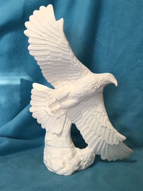 American Eagle In Ceramic Bisque Ready To Paint Etsy In 2020