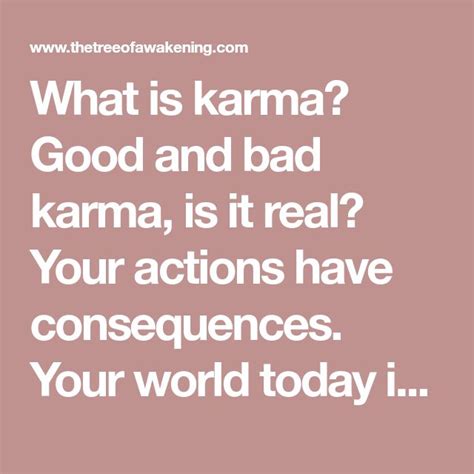What Is Karma Good And Bad Karma Is It Real Your Actions Have