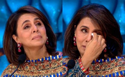 indian idol 12 neetu kapoor gets emotional as she remembers rishi kapoor