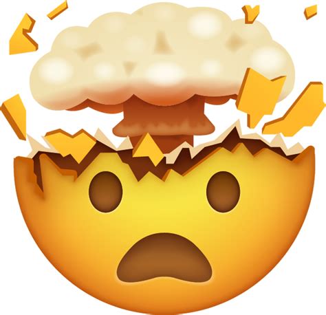 Explosion Emoji Clipart Explosion Head Explosion Clipart Explosion
