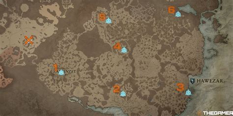 Where To Find Every Hawezar Waypoint In Diablo Iv