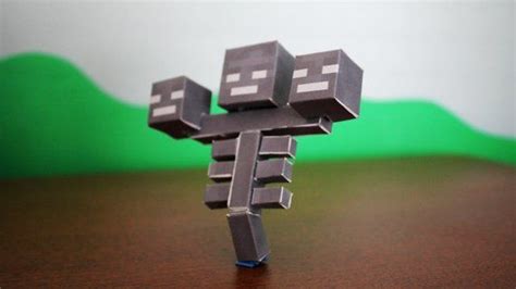 11easy Minecraft Papercraft Wither Boss Jordanamkyleautora