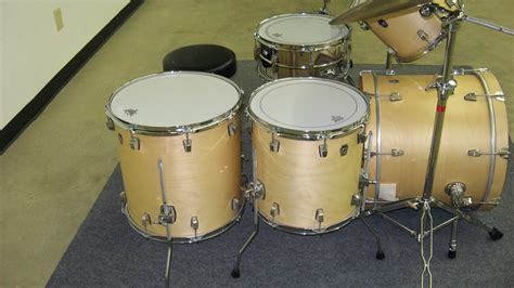Rare Ludwig Classic Birch Series Drums 4pc Natural Birch Lacquer Ebay