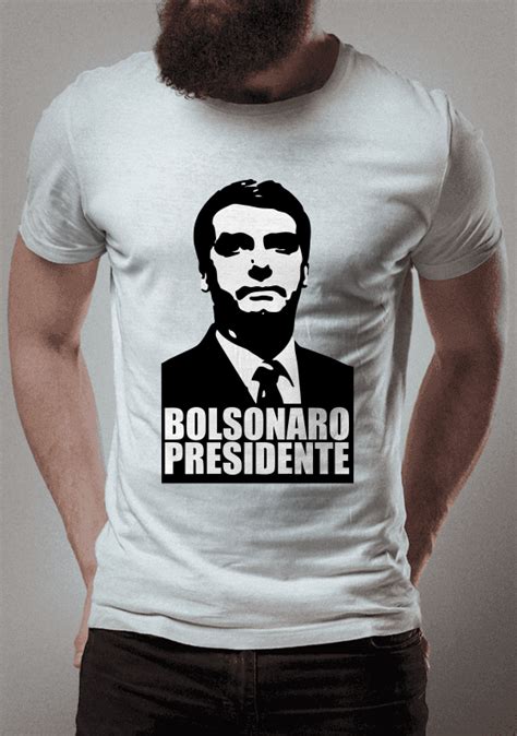 T Shirt Estonada Camiseta Bolsonaro Bolsonaro Presidente 2018 R6173