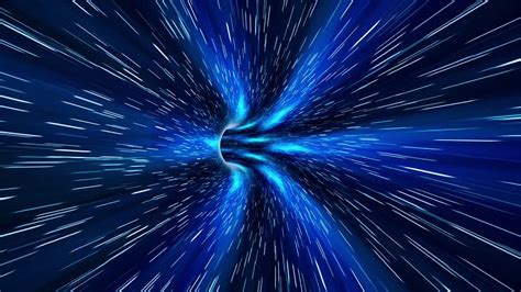 Abstract Sci Fi Space Wormhole Tunnel Time Travel Loopable Motion