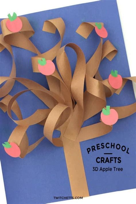 3d Construction Paper Tree Twitchetts In 2020 Construction Paper