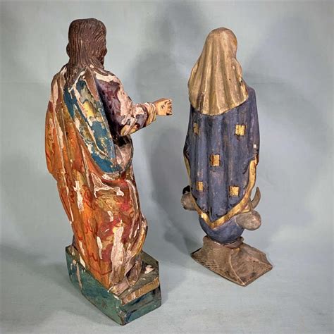 Two Antique Religious Santos