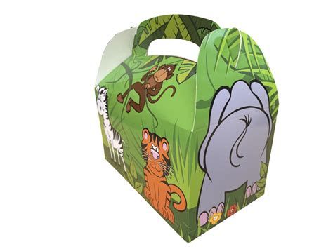 Wie schwer sie zu falten sind, kannst du der anforderungsstufe in ihren. Geschenkboxen Safari lustige Tiere zum falten aus Pappe 12 ...