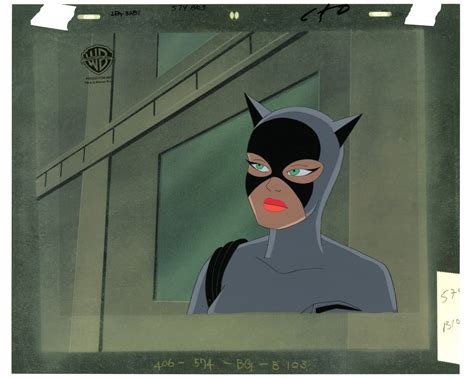 Batman The Animated Series Catwoman Cel In Brendon And Brian Fraims
