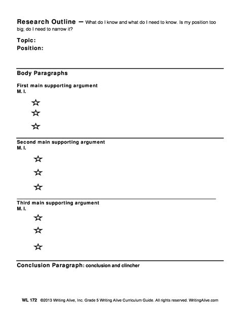 Outline Format For Argumentative Essay New 5 Page Essay Outline