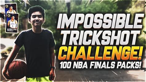Impossible Basketball Trickshot Challenge 100x Nba Finals Packs