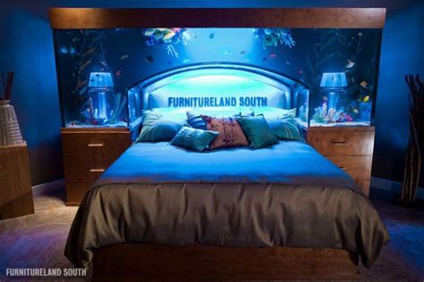 Any of them will work out great in this small fish tank. Image result for fish tank over bed | Bed design, Awesome ...