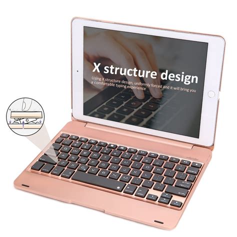 Let's start with the ipad pro. iPad 6th 5th Gen Pro 9.7 Wireless Keyboard Case ( Rose Gold )