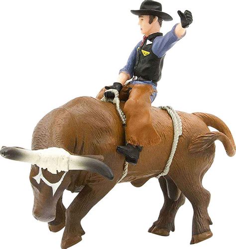 Bucking Bull And Rider Toy Little Buster Toys Kids Equine