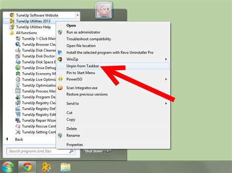 How To Force Unpin Windows 7 Taskbar Icons 4 Steps
