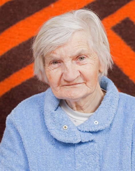 Old Lonely Woman Stock Image Image Of Single Looking 13647425