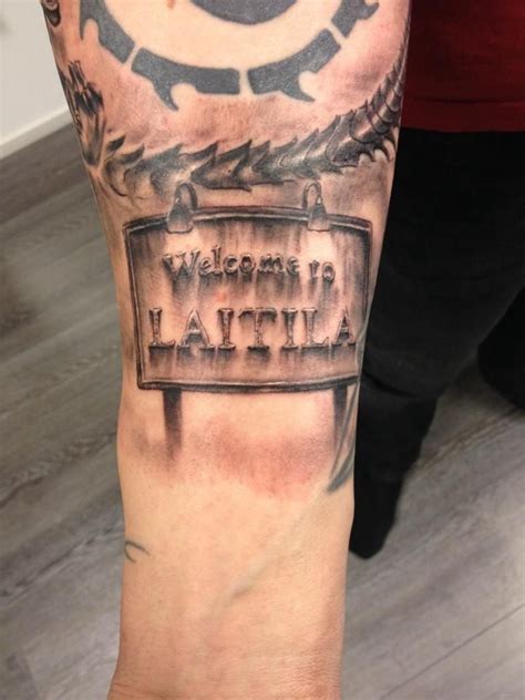 Tattoo Of Home Town Insipired By Silent Hill Tattoos Skull Tattoo