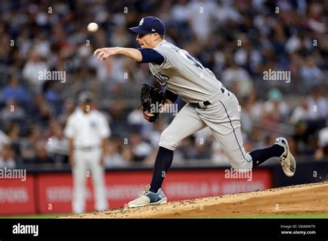 Tampa Bay Rays Starting Pitcher Ryan Yarbrough Throws During The Third