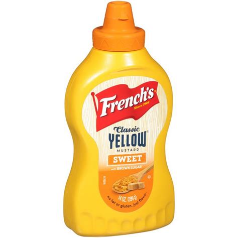 Frenchs Sweet Classic Yellow Mustard With Brown Sugar 14 Oz Instacart