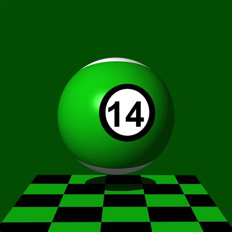 8 october 2015 (russia) see more ». Green Billiard Number 14 Free Stock Photo - Public Domain Pictures