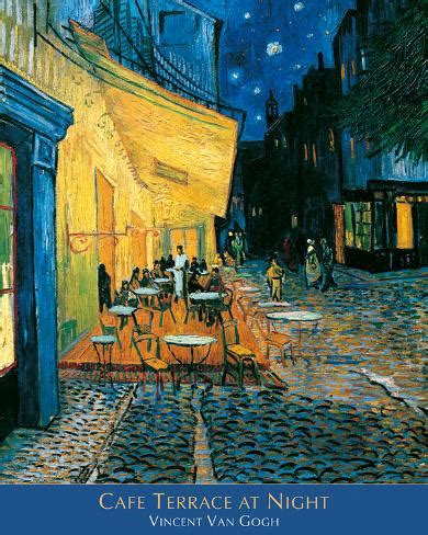 The Caf Terrace On The Place Du Forum Arles At Night C Print